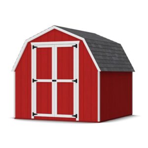 Buyzam 8' x 8' Wooden Gambrel Barn Storage Shed Kit